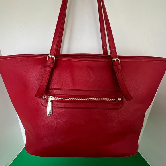 Charming Charlie Red Large Shoulder Bag